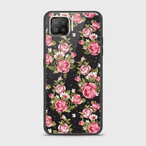 Oppo A93 Cover - Floral Series - HQ Ultra Shine Premium Infinity Glass Soft Silicon Borders Case