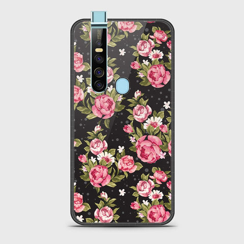 Tecno Camon 15 Pro Cover- Floral Series - HQ Ultra Shine Premium Infinity Glass Soft Silicon Borders Case