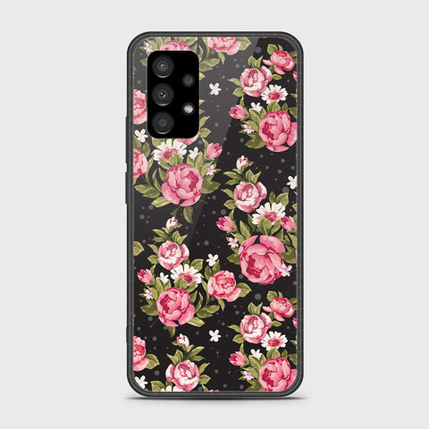 Samsung Galaxy A33 5G Cover- Floral Series - HQ Ultra Shine Premium Infinity Glass Soft Silicon Borders Case