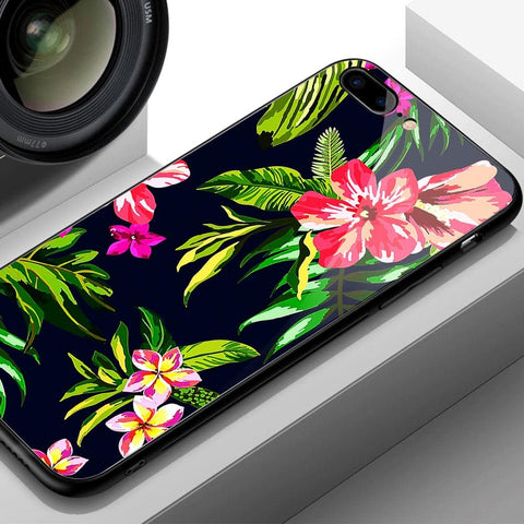 Huawei Y7 Pro 2019 Cover - Floral Series - HQ Ultra Shine Premium Infinity Glass Soft Silicon Borders Case