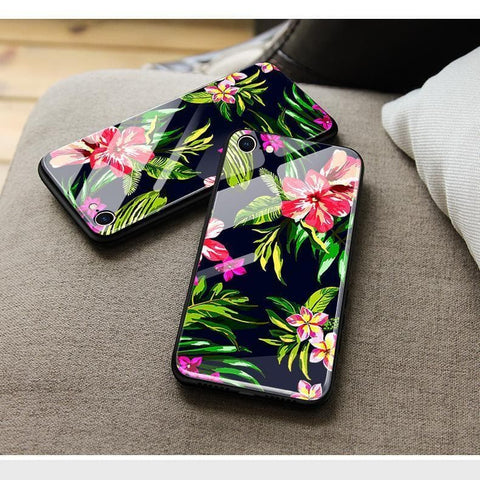 Oppo A94 Cover - Floral Series - HQ Ultra Shine Premium Infinity Glass Soft Silicon Borders Case