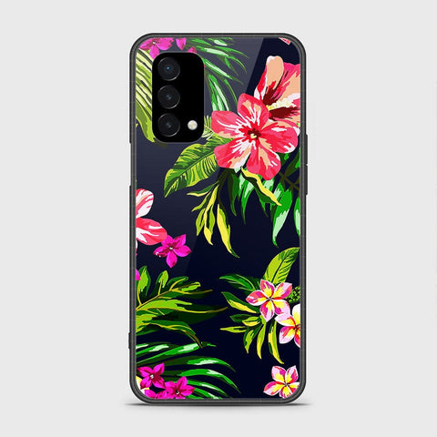 OnePlus Nord N200 5G Cover- Floral Series - HQ Ultra Shine Premium Infinity Glass Soft Silicon Borders Case