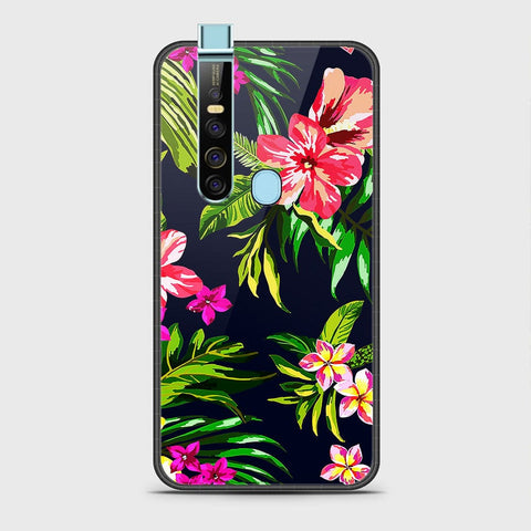 Tecno Camon 15 Pro Cover- Floral Series - HQ Ultra Shine Premium Infinity Glass Soft Silicon Borders Case