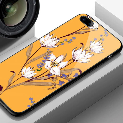 Infinix Note 7 Cover- Floral Series - HQ Ultra Shine Premium Infinity Glass Soft Silicon Borders Case