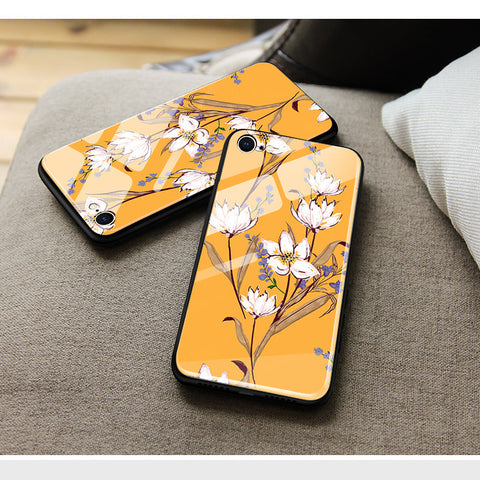 Vivo Y35m Plus Cover- Floral Series - HQ Ultra Shine Premium Infinity Glass Soft Silicon Borders Case