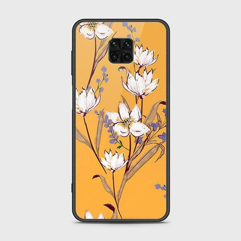 Xiaomi Poco M2 Pro Cover - Floral Series - HQ Ultra Shine Premium Infinity Glass Soft Silicon Borders Case