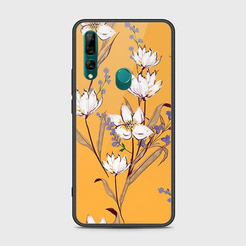 Honor 9X Cover - Floral Series - HQ Ultra Shine Premium Infinity Glass Soft Silicon Borders Case