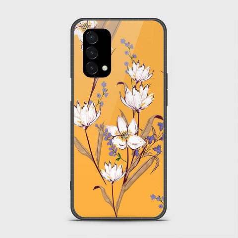 OnePlus Nord N200 5G Cover- Floral Series - HQ Ultra Shine Premium Infinity Glass Soft Silicon Borders Case