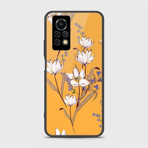 Infinix Note 11s Cover- Floral Series - HQ Ultra Shine Premium Infinity Glass Soft Silicon Borders Case