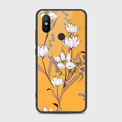 Xiaomi Mi A2 / Mi 6X Cover - Floral Series - HQ Ultra Shine Premium Infinity Glass Soft Silicon Borders Case