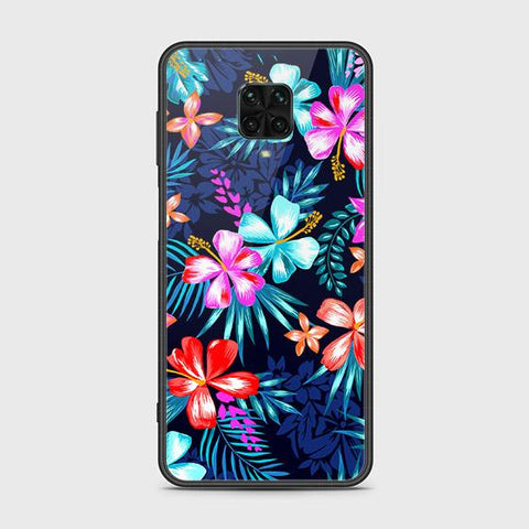 Xiaomi Poco M2 Pro Cover - Floral Series - HQ Ultra Shine Premium Infinity Glass Soft Silicon Borders Case