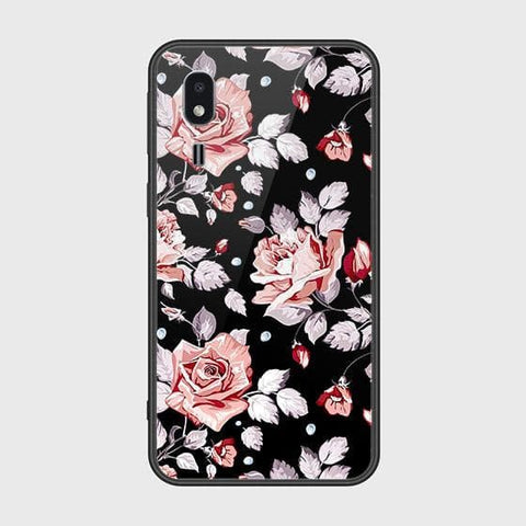 Samsung Galaxy A2 Core Cover - Floral Series - HQ Ultra Shine Premium Infinity Glass Soft Silicon Borders Case