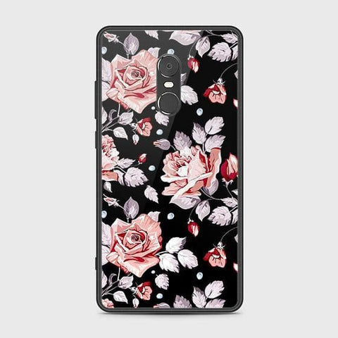 Xiaomi Redmi Note 4 / 4X Cover - Floral Series - HQ Ultra Shine Premium Infinity Glass Soft Silicon Borders Case