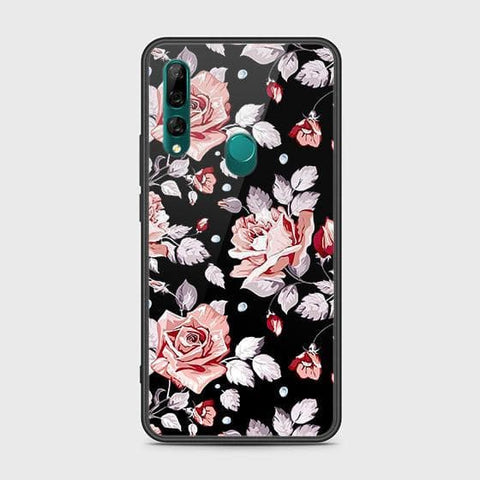 Honor 9X Cover - Floral Series - HQ Ultra Shine Premium Infinity Glass Soft Silicon Borders Case