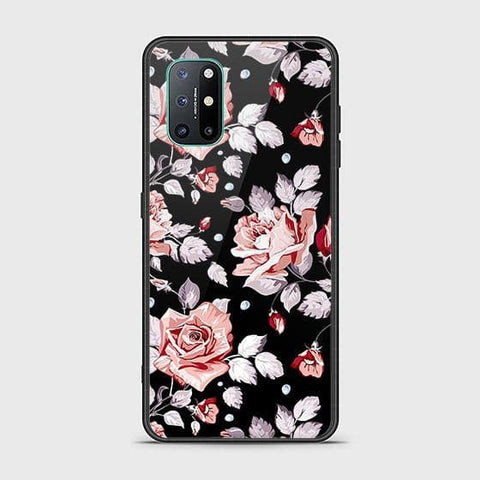 OnePlus 8T Cover - Floral Series - HQ Ultra Shine Premium Infinity Glass Soft Silicon Borders Case