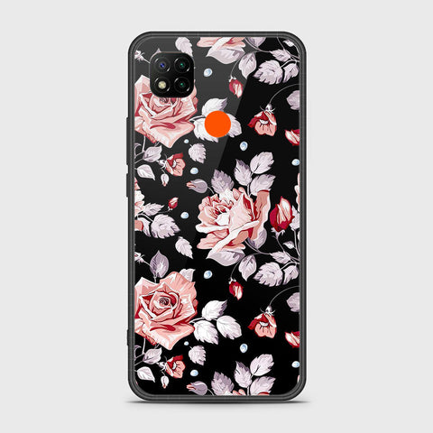 Xiaomi Redmi 10A Cover- Floral Series - HQ Ultra Shine Premium Infinity Glass Soft Silicon Borders Case