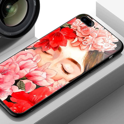 Xiaomi Redmi Note 7 Cover - Floral Series - HQ Ultra Shine Premium Infinity Glass Soft Silicon Borders Case