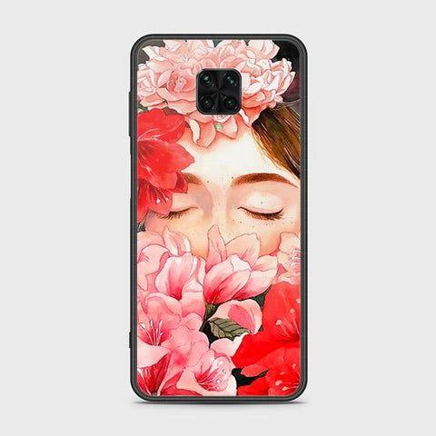 Xiaomi Poco M2 Pro Cover - Floral Series - HQ Ultra Shine Premium Infinity Glass Soft Silicon Borders Case