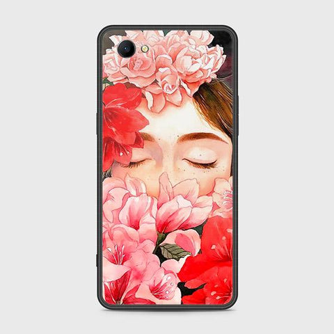 Oppo A3 Cover - Floral Series - HQ Ultra Shine Premium Infinity Glass Soft Silicon Borders Case