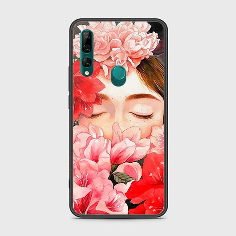 Honor 9X Cover - Floral Series - HQ Ultra Shine Premium Infinity Glass Soft Silicon Borders Case