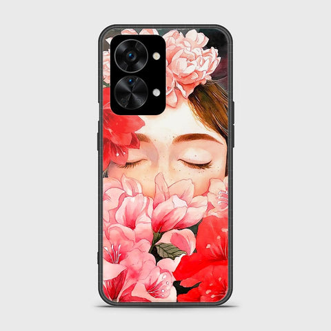 OnePlus Nord 2T Cover - Floral Series - HQ Ultra Shine Premium Infinity Glass Soft Silicon Borders Case