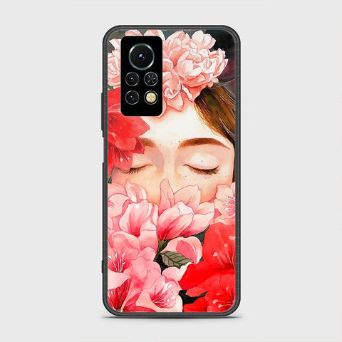 Infinix Note 11s Cover- Floral Series - HQ Ultra Shine Premium Infinity Glass Soft Silicon Borders Case