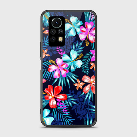 Infinix Note 11 Pro Cover- Floral Series - HQ Ultra Shine Premium Infinity Glass Soft Silicon Borders Case