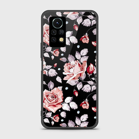 Infinix Note 11 Pro Cover- Floral Series - HQ Ultra Shine Premium Infinity Glass Soft Silicon Borders Case