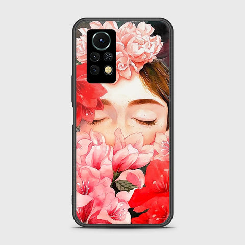 Infinix Note 11 Pro Cover- Floral Series - HQ Ultra Shine Premium Infinity Glass Soft Silicon Borders Case