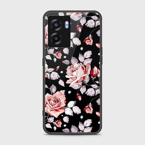 Realme Narzo 50 5G Cover- Floral Series - HQ Ultra Shine Premium Infinity Glass Soft Silicon Borders Case