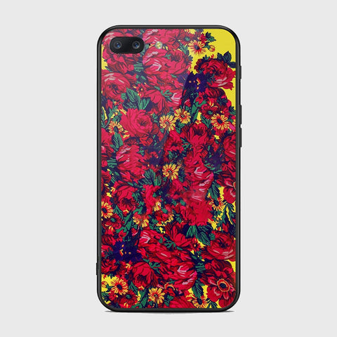 OnePlus 5 Cover- Floral Series - HQ Ultra Shine Premium Infinity Glass Soft Silicon Borders Case