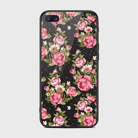 OnePlus 5 Cover- Floral Series - HQ Ultra Shine Premium Infinity Glass Soft Silicon Borders Case