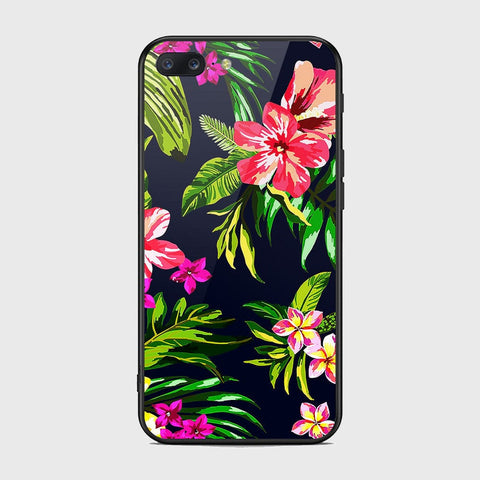 OnePlus 5 Cover- Floral Series - HQ Ultra Shine Premium Infinity Glass Soft Silicon Borders Case