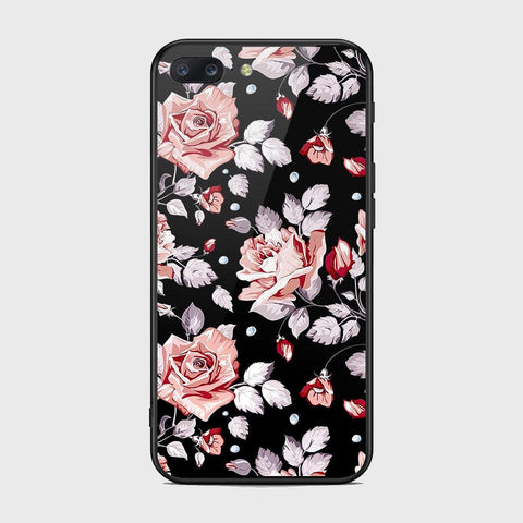 OnePlus 5 Cover- Floral Series - HQ Ultra Shine Premium Infinity Glass Soft Silicon Borders Case