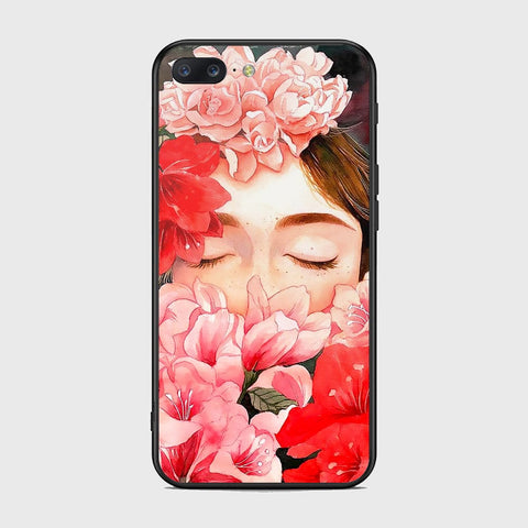 OnePlus 5 Cover- Floral Series - HQ Ultra Shine Premium Infinity Glass Soft Silicon Borders Case