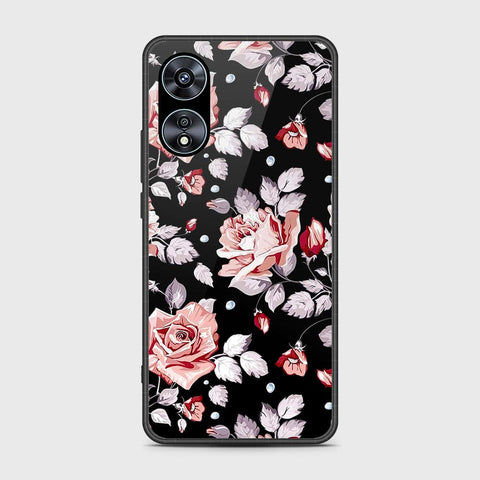 Oppo A97 5G Cover- Floral Series - HQ Ultra Shine Premium Infinity Glass Soft Silicon Borders Case