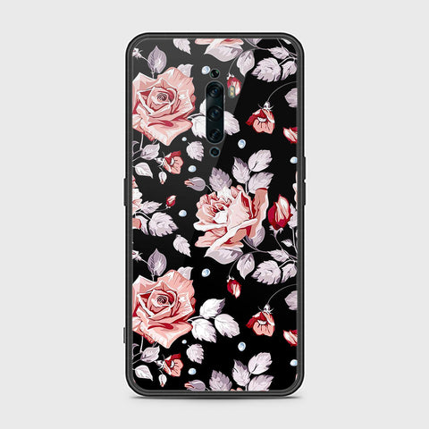 Oppo Reno 2F Cover- Floral Series - HQ Ultra Shine Premium Infinity Glass Soft Silicon Borders Case