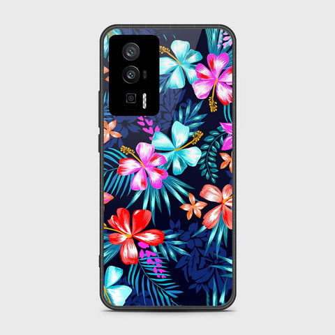 Xiaomi Redmi K60 Cover- Floral Series - HQ Ultra Shine Premium Infinity Glass Soft Silicon Borders Case