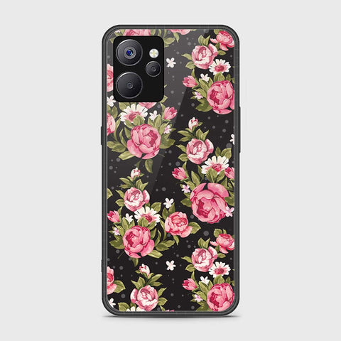 Realme 10T Cover- Floral Series - HQ Ultra Shine Premium Infinity Glass Soft Silicon Borders Case