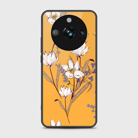 Realme 11 Pro Cover- Floral Series - HQ Ultra Shine Premium Infinity Glass Soft Silicon Borders Case