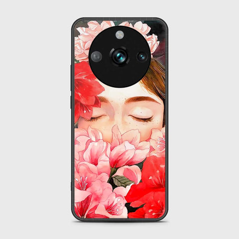 Realme 11 Pro Plus Cover- Floral Series - HQ Ultra Shine Premium Infinity Glass Soft Silicon Borders Case