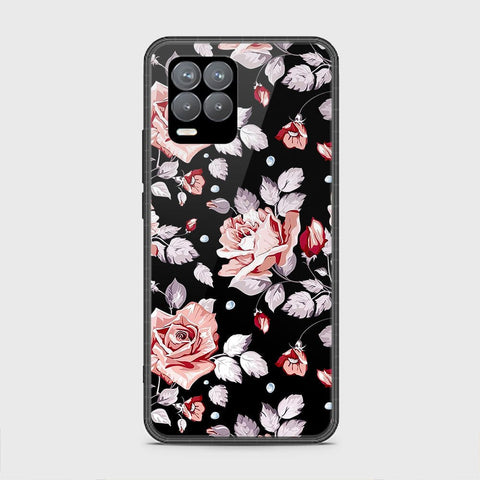 Realme 8 Pro Cover - Floral Series - HQ Ultra Shine Premium Infinity Glass Soft Silicon Borders Case