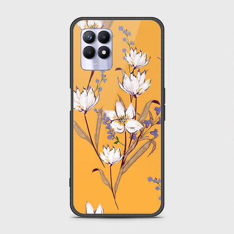 Realme Narzo 50 4G Cover - Floral Series - HQ Ultra Shine Premium Infinity Glass Soft Silicon Borders Case