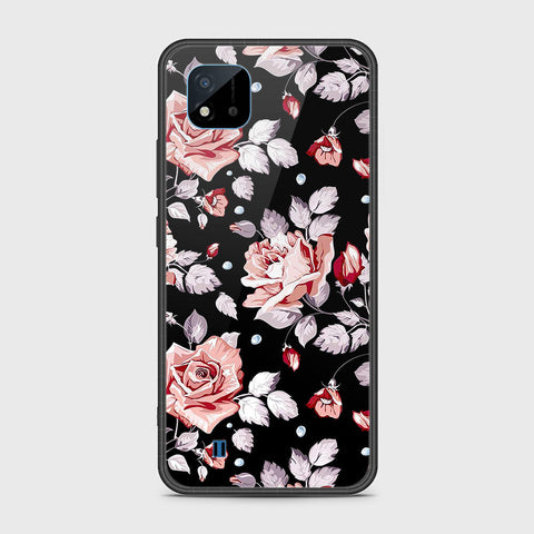 Realme C11 2021 Cover- Floral Series - HQ Ultra Shine Premium Infinity Glass Soft Silicon Borders Case