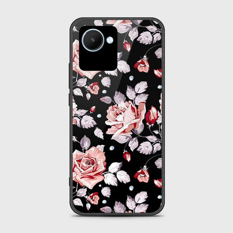 Realme C30s Cover- Floral Series - HQ Ultra Shine Premium Infinity Glass Soft Silicon Borders Case