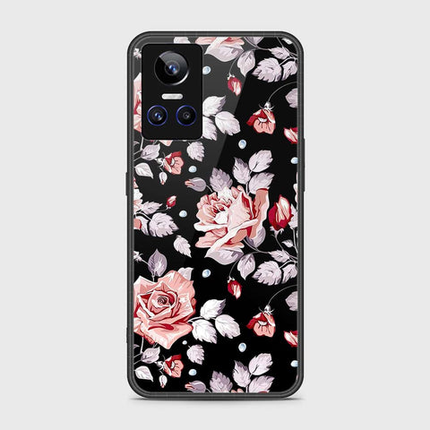 Realme GT Neo 3 Cover- Floral Series - HQ Ultra Shine Premium Infinity Glass Soft Silicon Borders Case