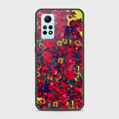 Xiaomi Redmi Note 12 Pro 4G Cover- Floral Series - HQ Ultra Shine Premium Infinity Glass Soft Silicon Borders Case