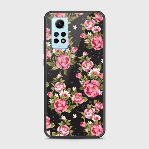 Xiaomi Redmi Note 12 Pro 4G Cover- Floral Series - HQ Ultra Shine Premium Infinity Glass Soft Silicon Borders Case