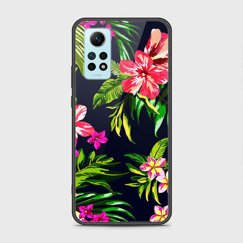 Xiaomi Redmi Note 12 Pro 4G Cover- Floral Series - HQ Ultra Shine Premium Infinity Glass Soft Silicon Borders Case