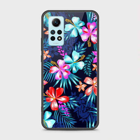 Xiaomi Redmi Note 12 Pro 4G Cover- Floral Series - HQ Ultra Shine Premium Infinity Glass Soft Silicon Borders Case